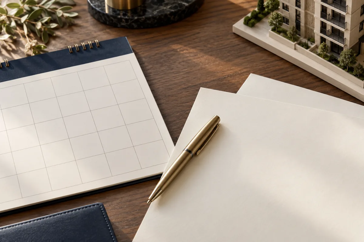 مقارنة وثائق اتفاق تمديد موعد تسليم عقار